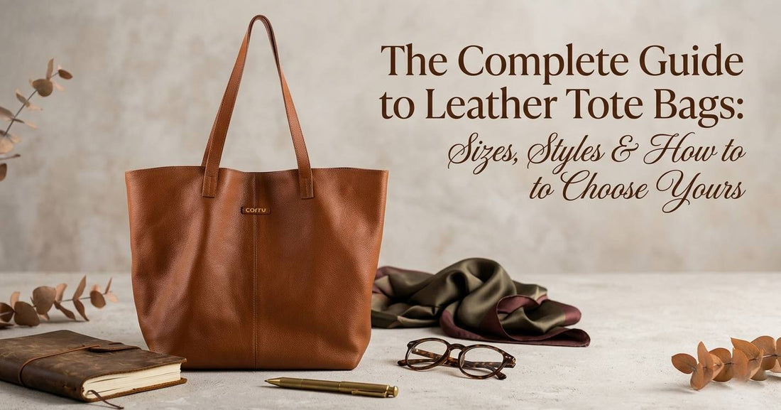 The Complete Guide to Leather Tote Bags: Sizes, Styles & How to Choose Yours
