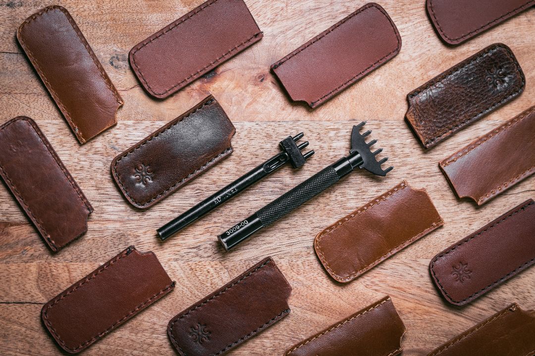 custom leather goods, bespoke leather accessories, personalized leather bags