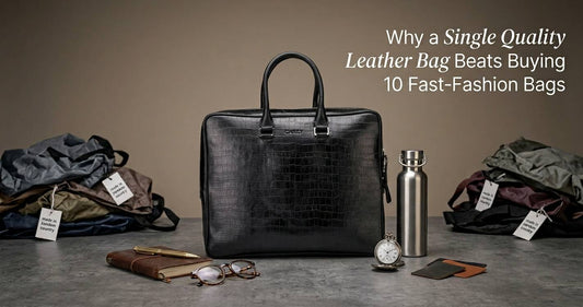 Why a Single Quality Leather Bag Beats Buying 10 Fast-Fashion Bags